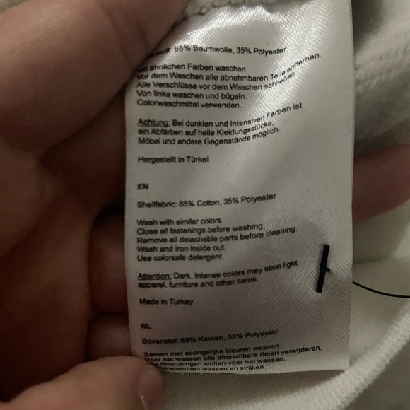 Mazine PETA approved vegan micro dots zigzag print hoody - Picture 6 of 9